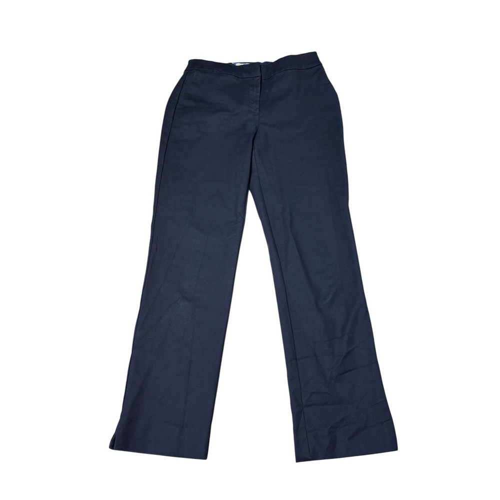 Boden Richmond Trousers Navy Blue‎ Stretch Cotton Straight Leg Pants W28 L26